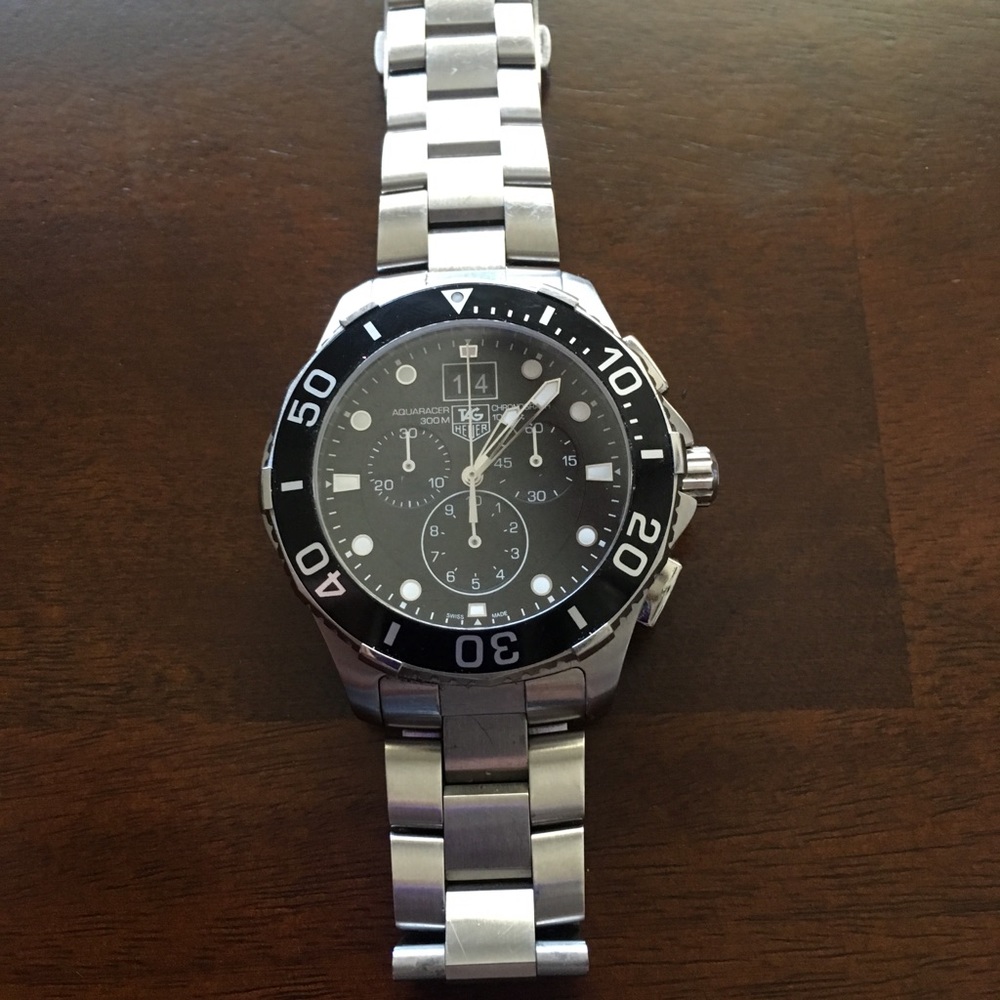 Tag Heuer Men’s CAN1010, silver